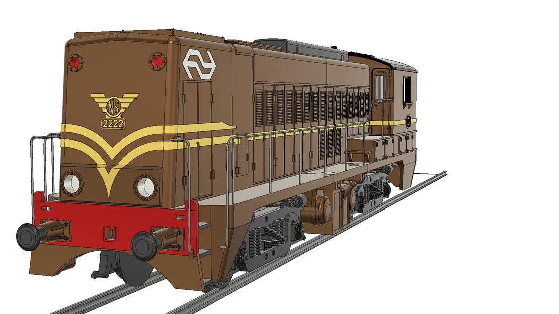 Mô hình đầu máy Diesel NS 2200-2300 - Tỉ lệ 1:32 (Track 45mm) - Image 2