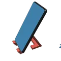 Mẫu đế dựng điện thoại 3D đa năng, in nhanh không cần support - Thumbnail 2