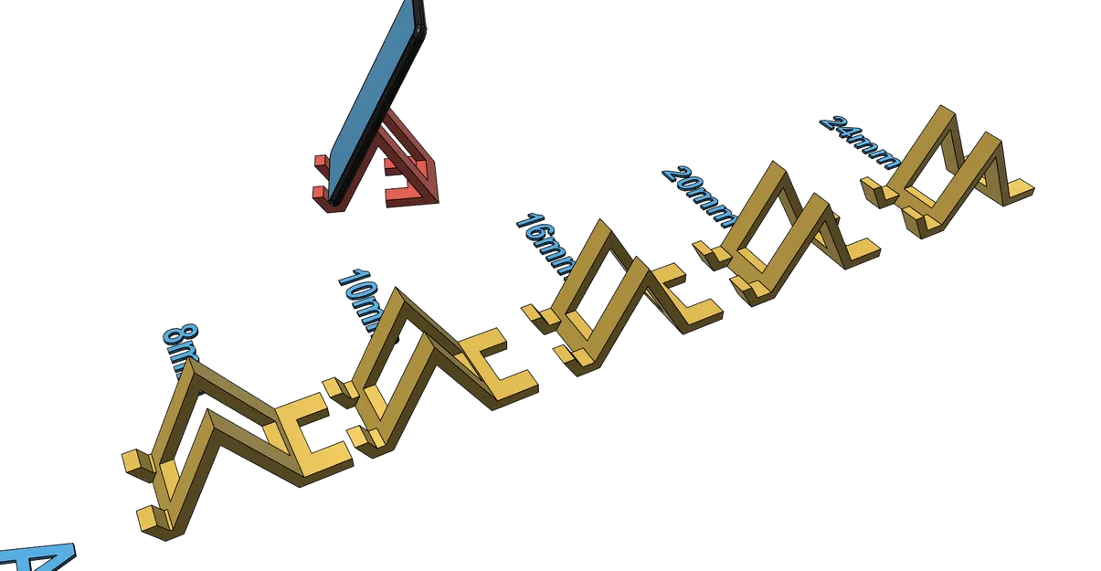 Mẫu đế dựng điện thoại 3D đa năng, in nhanh không cần support - Image 4