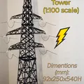 Mô hình Trụ điện cao thế (High-Voltage Tower) - Thumbnail 1