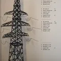Mô hình Trụ điện cao thế (High-Voltage Tower) - Thumbnail 2