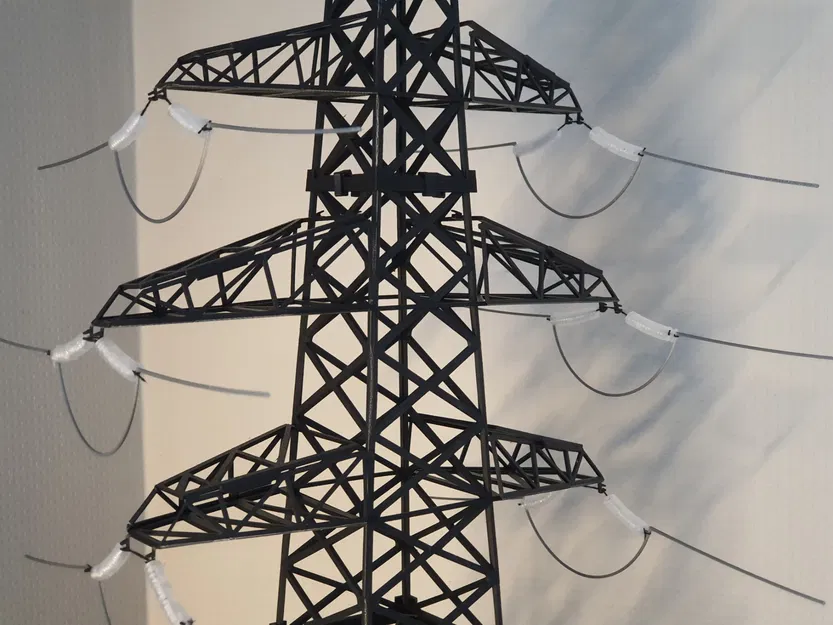 Mô hình Trụ điện cao thế (High-Voltage Tower) - Image 3
