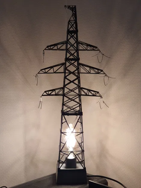 Mô hình Trụ điện cao thế (High-Voltage Tower) - Image 4