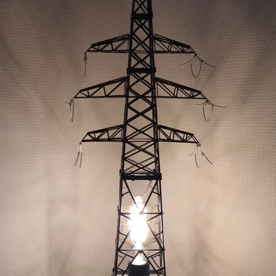 Mô hình Trụ điện cao thế (High-Voltage Tower)