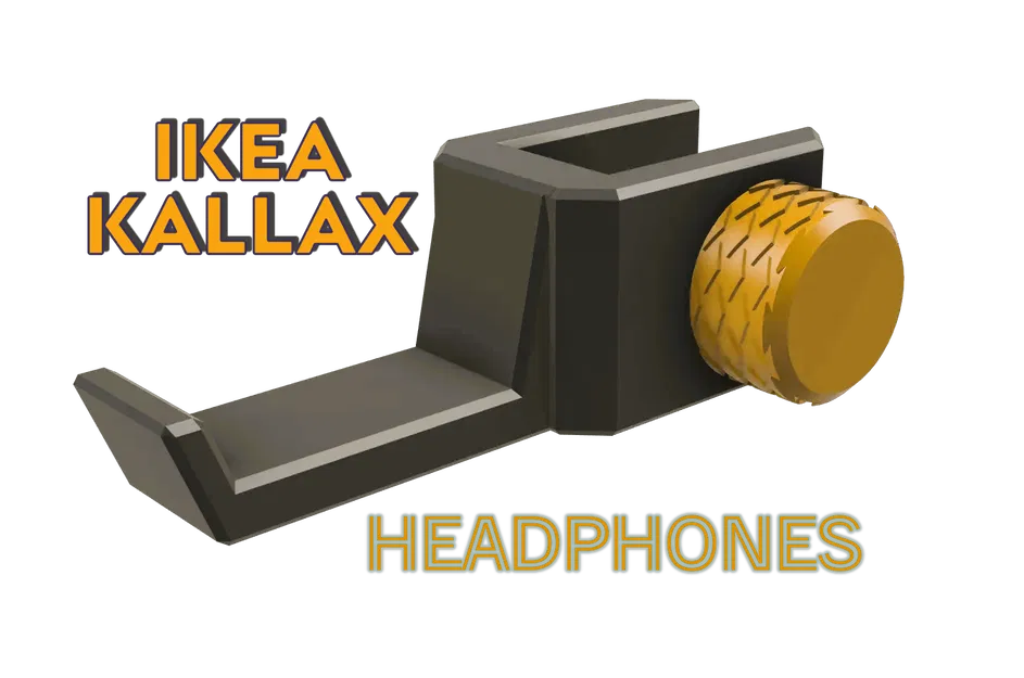 Giá treo tai nghe gắn kệ đứng [Ikea Kallax] [Dễ in] [Nhiều tùy chọn] - Image 1