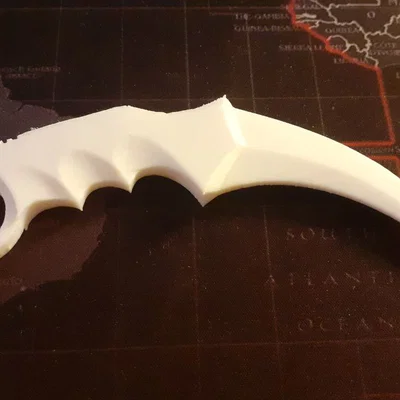 Mô hình dao Karambit tập xoay 3D cực ngầu - File in 3D miễn phí