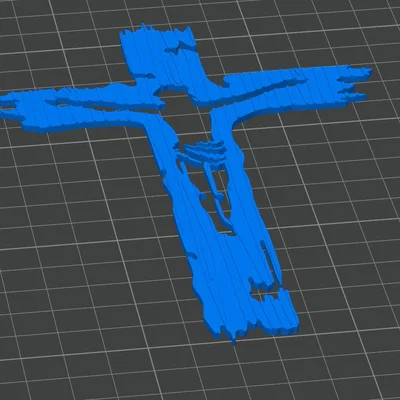 Mô hình 3D Chúa Jesus trên thánh giá (Jesus on the cross v2)