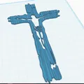 Mô hình 3D Chúa Jesus trên thánh giá (Jesus on the cross v2) - Thumbnail 2