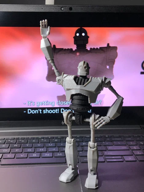 Mô hình 3D Iron Giant lắp ráp linh hoạt - Image 1