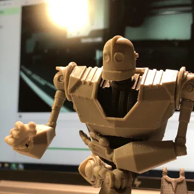 Mô hình 3D Iron Giant lắp ráp linh hoạt
