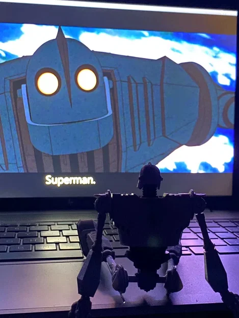 Mô hình 3D Iron Giant lắp ráp linh hoạt - Image 4