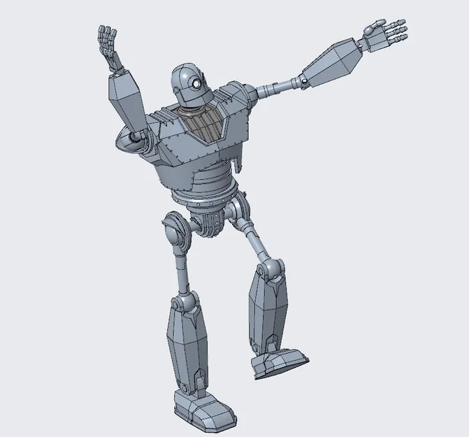 Mô hình 3D Iron Giant lắp ráp linh hoạt - Image 5