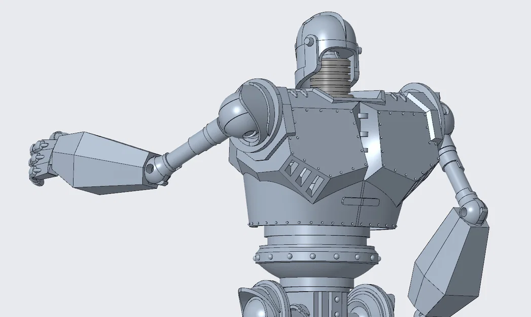 Mô hình 3D Iron Giant lắp ráp linh hoạt - Image 8