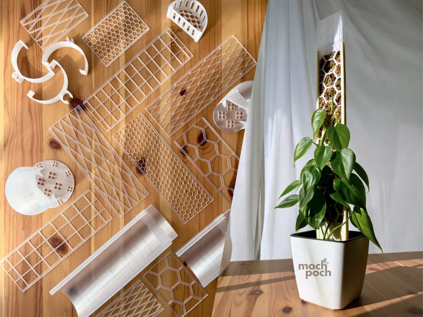 Moss Pole Petit (70mm) - Trụ leo cây thông minh - Image 1