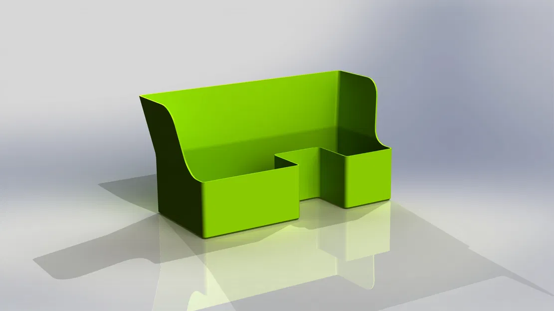 Thùng chứa rác thải nhựa (Poop Bucket) cỡ lớn và cao cho Creality Hi - Image 3