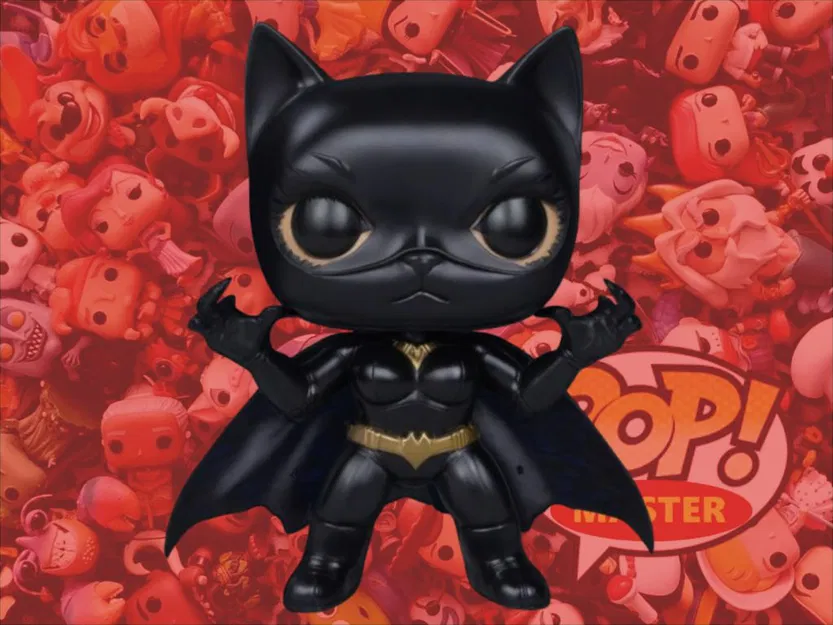 Mô hình 3D Funko Pop Catwoman cực đáng yêu cho fan DC - Image 1