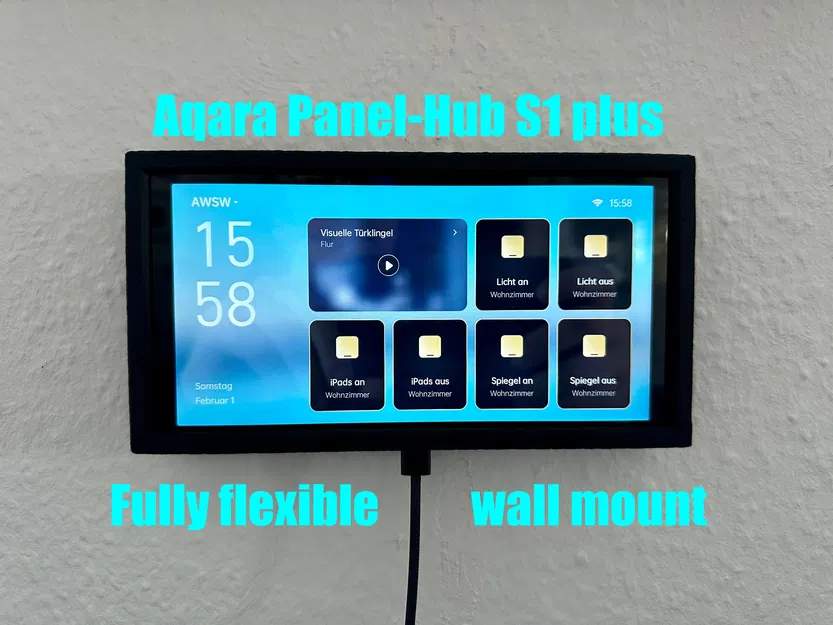 Giá treo tường linh hoạt cho Aqara Panel-Hub S1 plus - Image 1