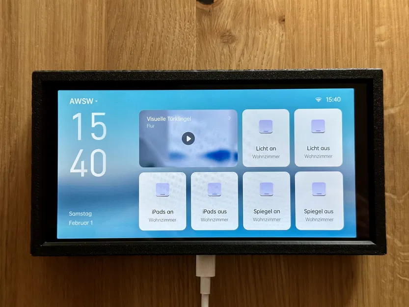 Giá treo tường linh hoạt cho Aqara Panel-Hub S1 plus - Image 12