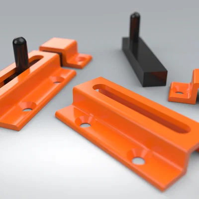 Chốt Cài Cửa 3D (Slide Lock) - Thiết kế đơn giản, dễ in