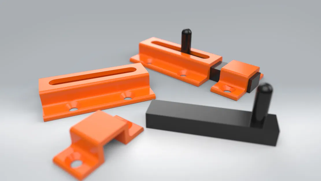 Chốt Cài Cửa 3D (Slide Lock) - Thiết kế đơn giản, dễ in - Image 3