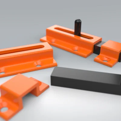 Chốt Cài Cửa 3D (Slide Lock) - Thiết kế đơn giản, dễ in