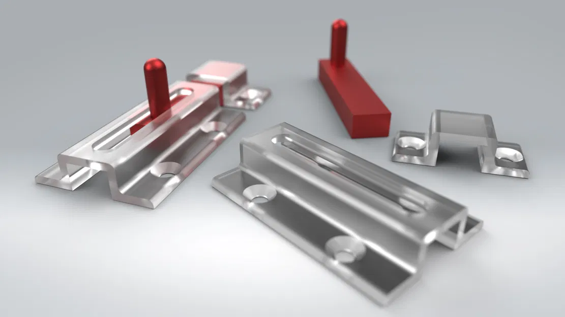 Chốt Cài Cửa 3D (Slide Lock) - Thiết kế đơn giản, dễ in - Image 4