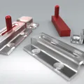 Chốt Cài Cửa 3D (Slide Lock) - Thiết kế đơn giản, dễ in - Thumbnail 4