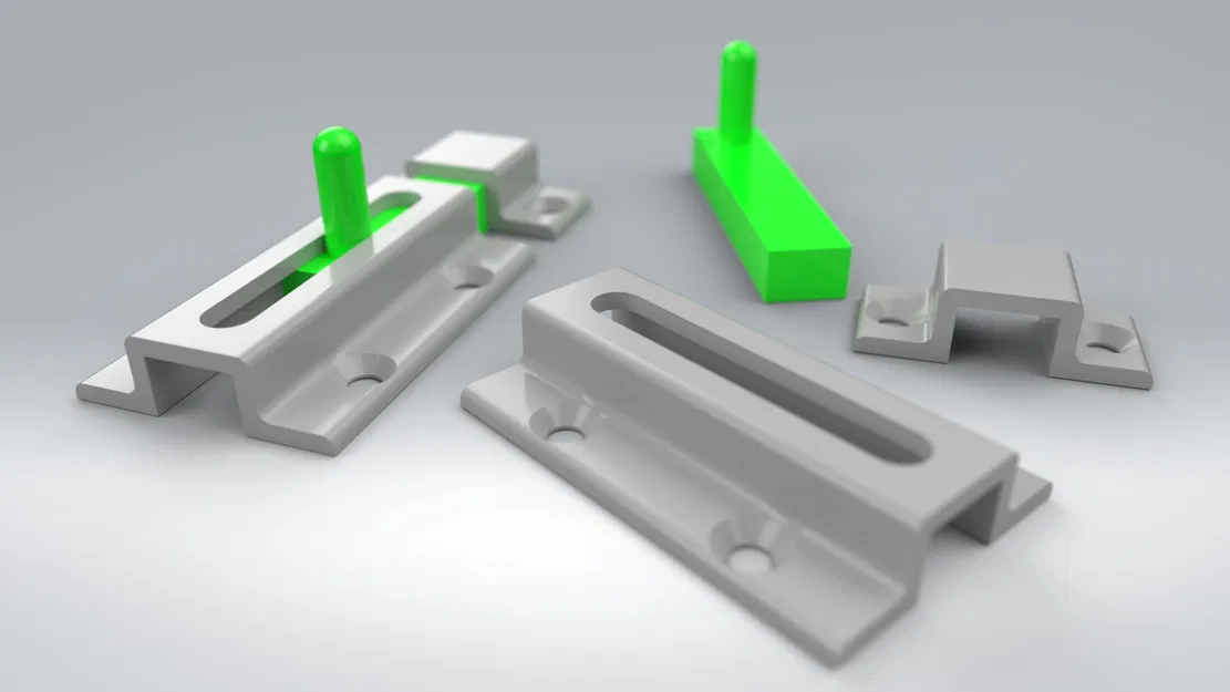 Chốt Cài Cửa 3D (Slide Lock) - Thiết kế đơn giản, dễ in - Image 6