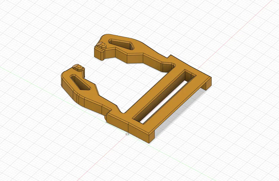 Đầu khóa nam (Male Part) cho dây đai/thắt lưng balo Deuter - Image 2