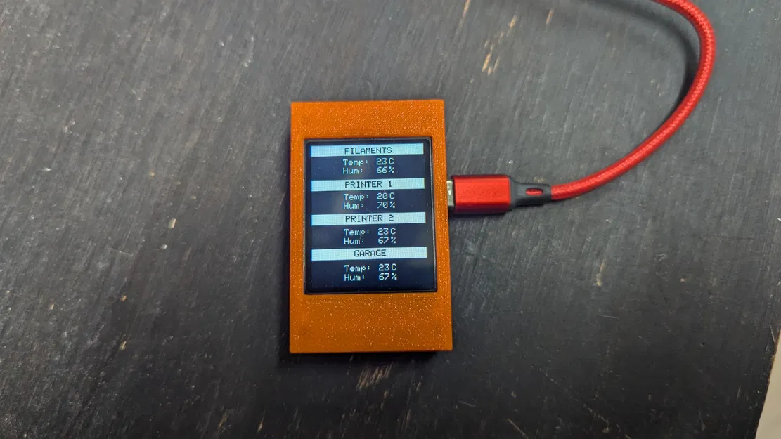 Vỏ bảo vệ cho màn hình ESP32-S2/ST7735 1.8" (kèm code) - Image 1