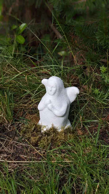 Tượng Nữ Thần Zelda - Bản In Liền Khối Hiệu Ứng Fuzzy - Image 1