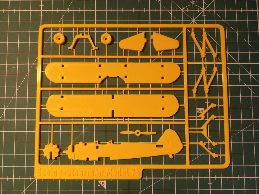 Mô hình lắp ráp Kit Card Boeing-Stearman Model 75 - Image 4