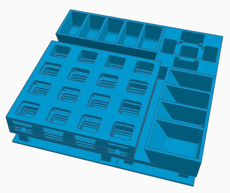 Bộ khay đựng (Organizer) cho boardgame Anno 1800 - Image 1