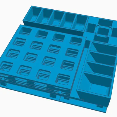 Bộ khay đựng (Organizer) cho boardgame Anno 1800