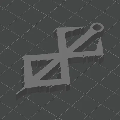 Mô hình móc khóa Brand of Sacrifice Berserk 3D