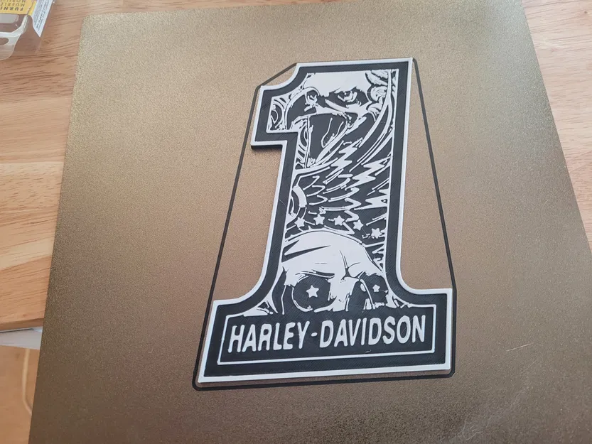 Mô hình Harley Davidson One, hình Đại bàng - Image 1