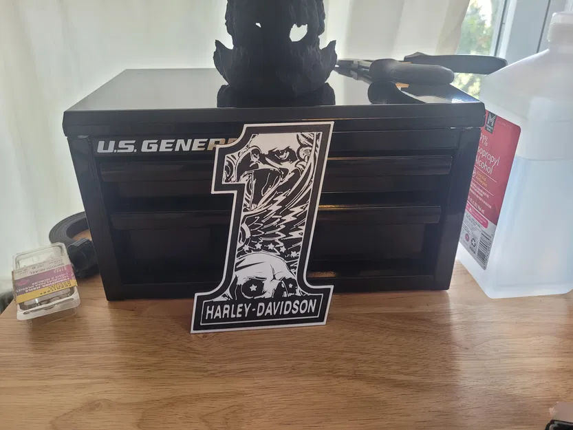 Mô hình Harley Davidson One, hình Đại bàng - Image 2