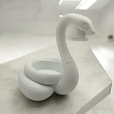 Chậu hoa hình rắn – Bình hoa độc đáo & Vật phẩm trang trí