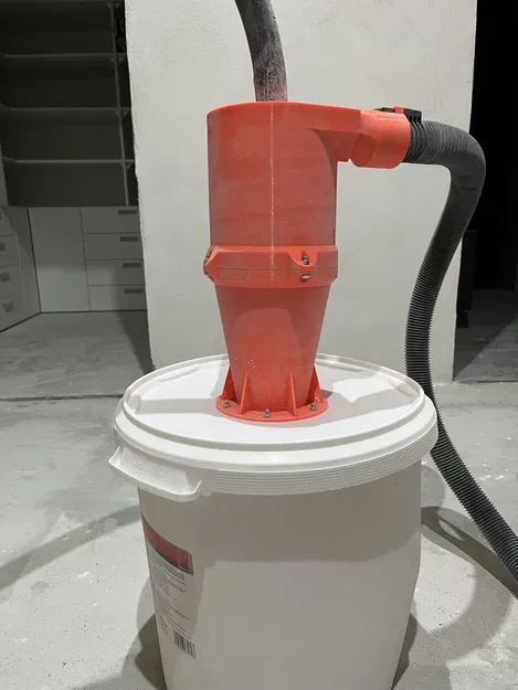 Bộ tách bụi Cyclone kèm van xả áp in 3D - Image 4