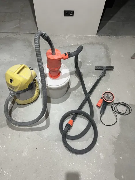 Bộ tách bụi Cyclone kèm van xả áp in 3D - Image 5