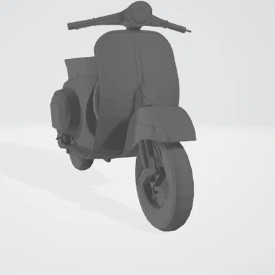 Mô hình xe Vespa cổ điển thập niên 60