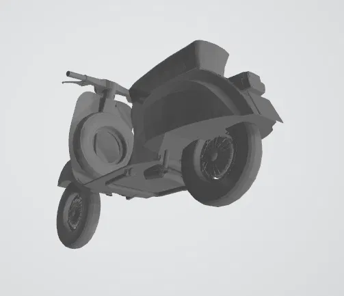 Mô hình xe Vespa cổ điển thập niên 60 - Image 3