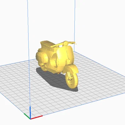 Mô hình xe Vespa cổ điển thập niên 60