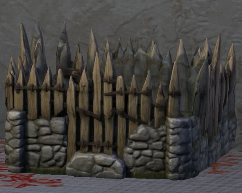 Mô hình hàng rào Viking (Viking Fence) cho sa bàn Wargame cực chất - Image 1