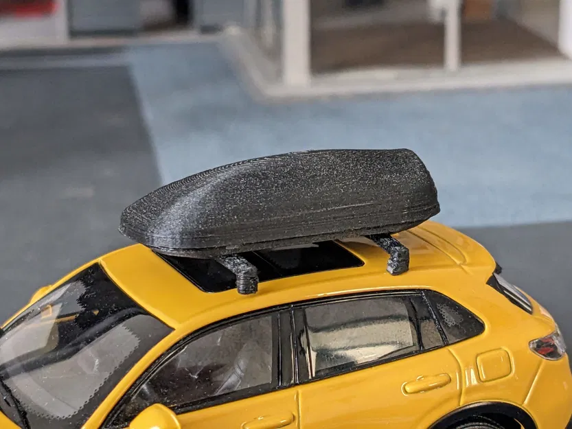 Mô hình thùng hành lý nóc xe (Roofbox) cho xe mô hình tỷ lệ 1:43 - Image 1