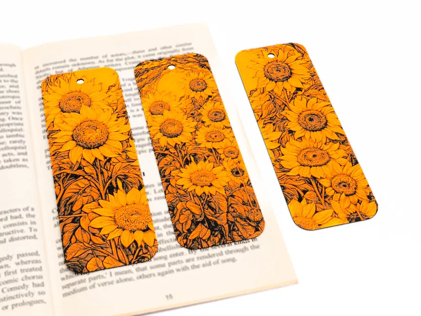 Đánh dấu trang sách Hoa hướng dương (Sunflower Bookmarks) - Image 1