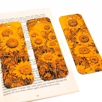 Đánh dấu trang sách Hoa hướng dương (Sunflower Bookmarks)
