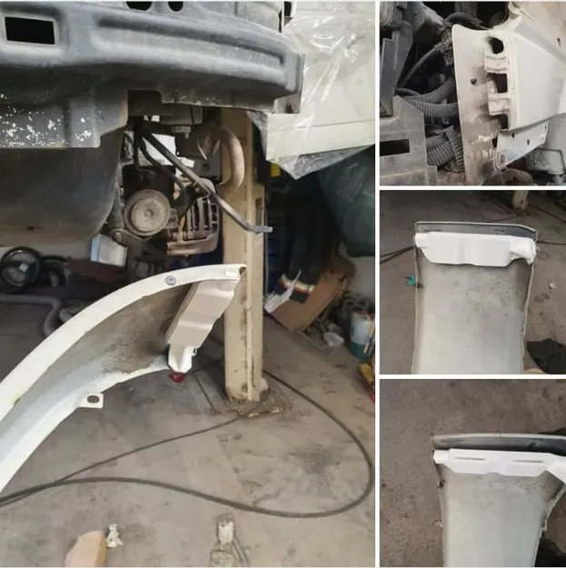 Ngàm giữ cản trước VW T4 (thay thế phụ tùng OEM) - File in 3D - Image 3