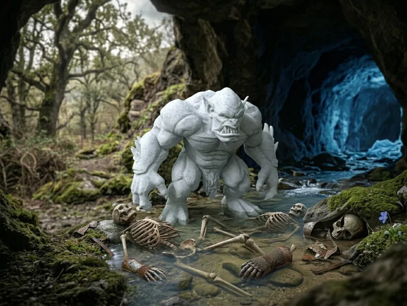 Quái vật Troll Khổng lồ Thịnh nộ – Mô hình Cơ bắp Đồ sộ - Image 1