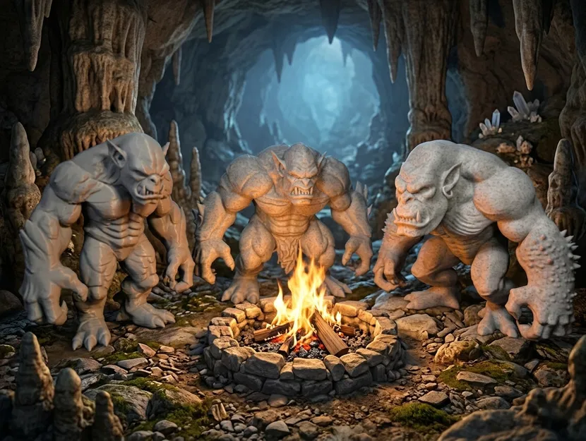 Quái vật Troll Khổng lồ Thịnh nộ – Mô hình Cơ bắp Đồ sộ - Image 3